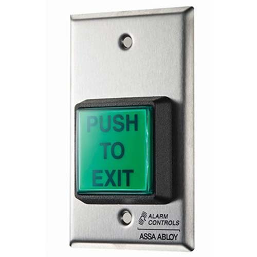 Alarm Controls Request to exit button